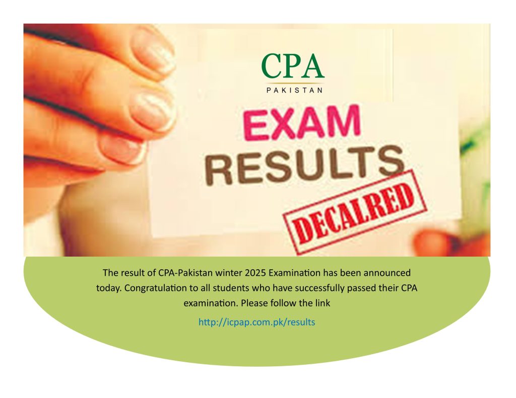 Result Annoucement Winter 2025